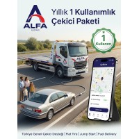 Yıllık 1 Kullanımlık Çekici Destek Paketi